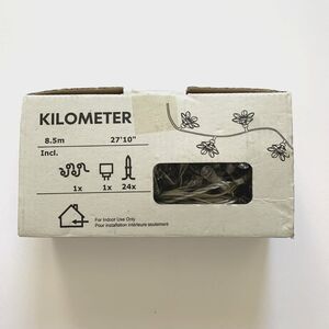 IKEA KILOMETER Clear Flower LED String Lights Indoor 22217